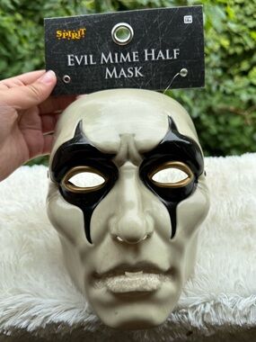 Evil Mime Half Mask